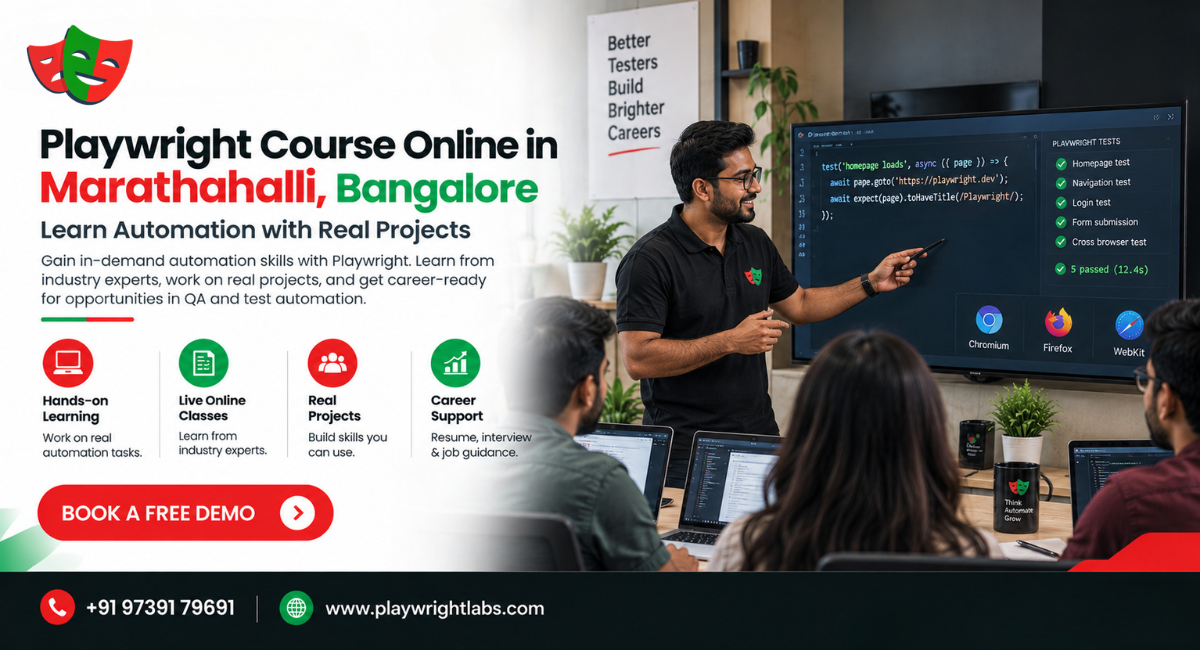 Playwright Training in Bangalore